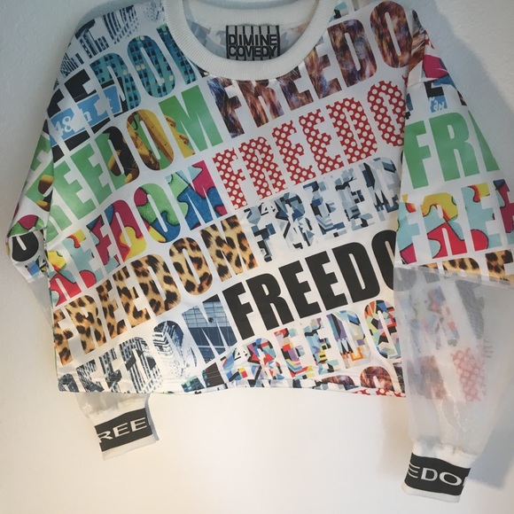 Divine Comedy Freedom Graphic Top - Picture 1 of 8